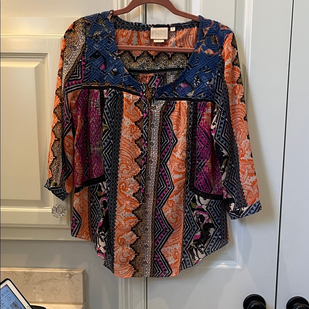 Colorful Geometric Women's Tunic